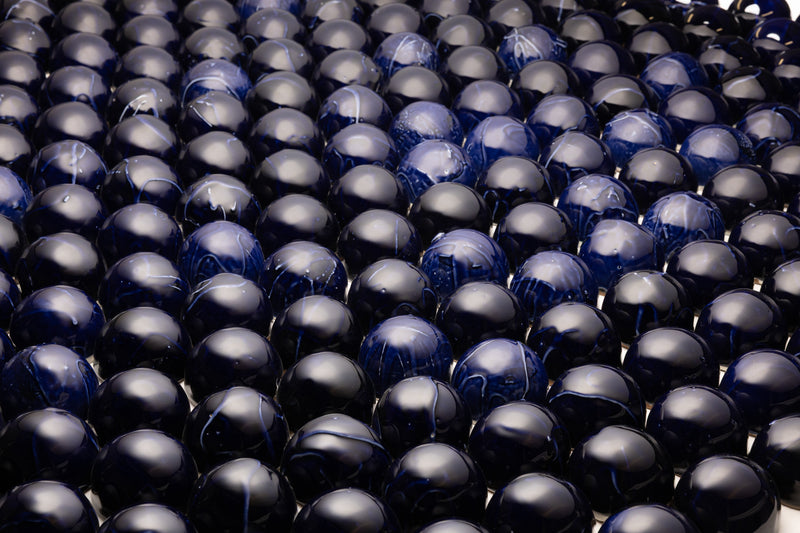Half Dome Circle Blue Tiles - TFVAQZ-WS