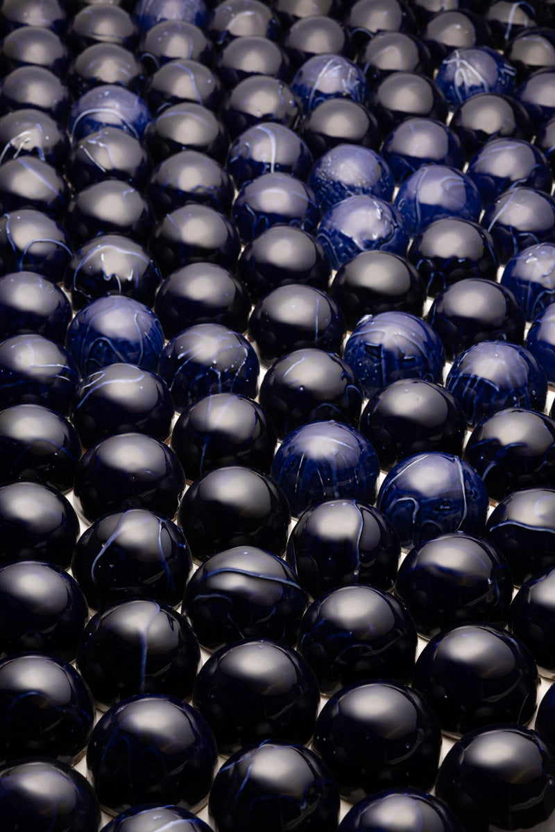 Half Dome Circle Blue Tiles - TFVAQZ-WS