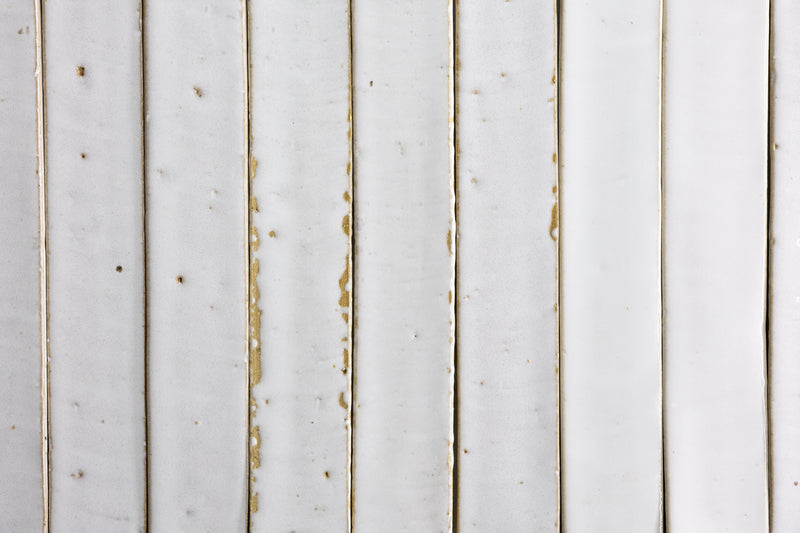 White & Tan Rectangular Tiles - TOSH15-WS
