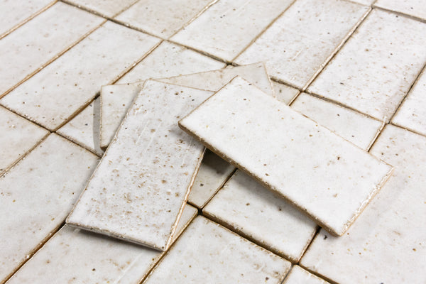 Off-White & Cream Rectangular Tiles - U8NBAP-WS