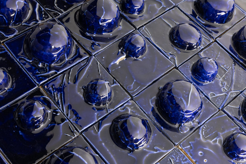 Hand-Made 3D Blue Tiles - ULC99L-WS