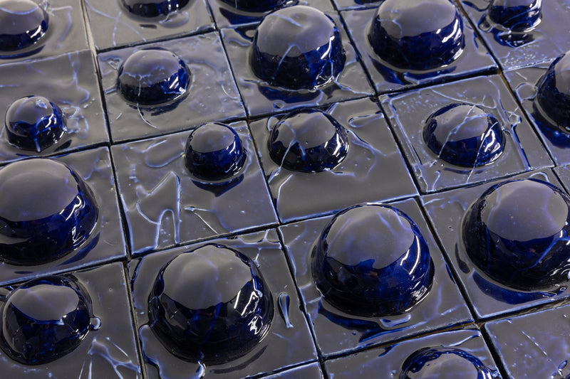Hand-Made 3D Blue Tiles - ULC99L-WS