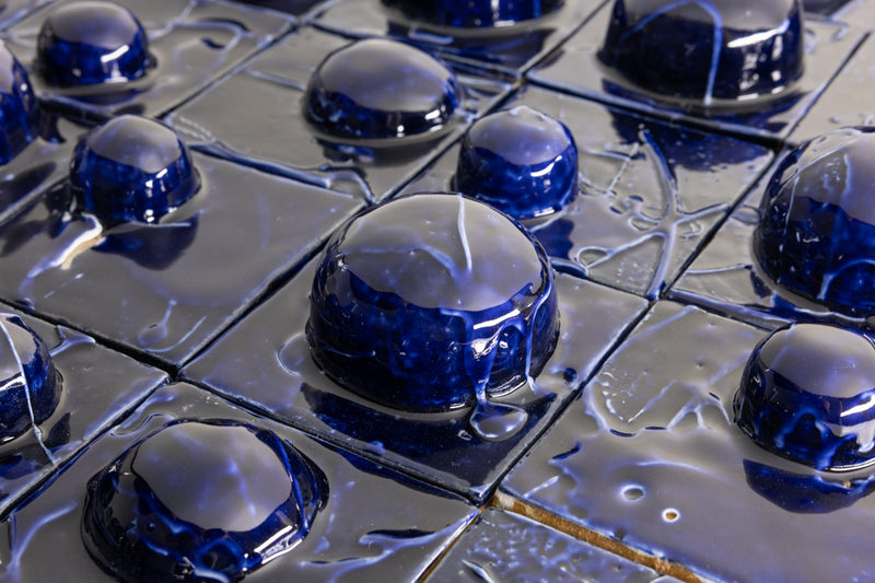 Hand-Made 3D Blue Tiles - ULC99L-WS