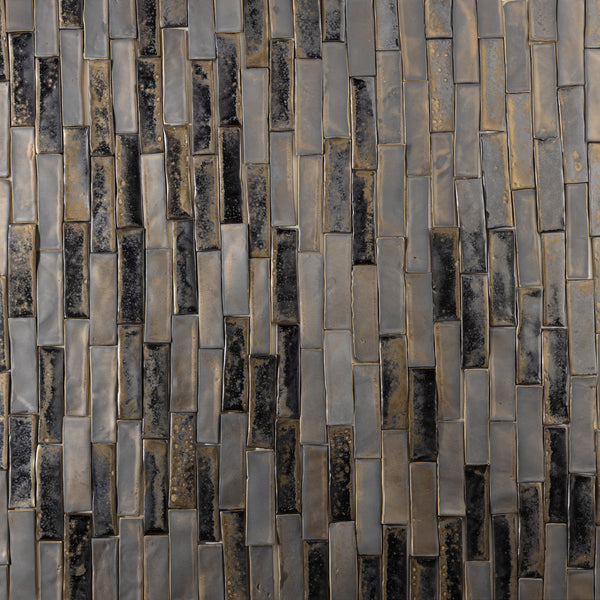 Metallic Rectangular Bronze Tiles - V2Q5MB-WS