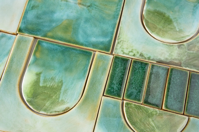 Arch Composite in Green Blended Tiles - VBQRHR_2B