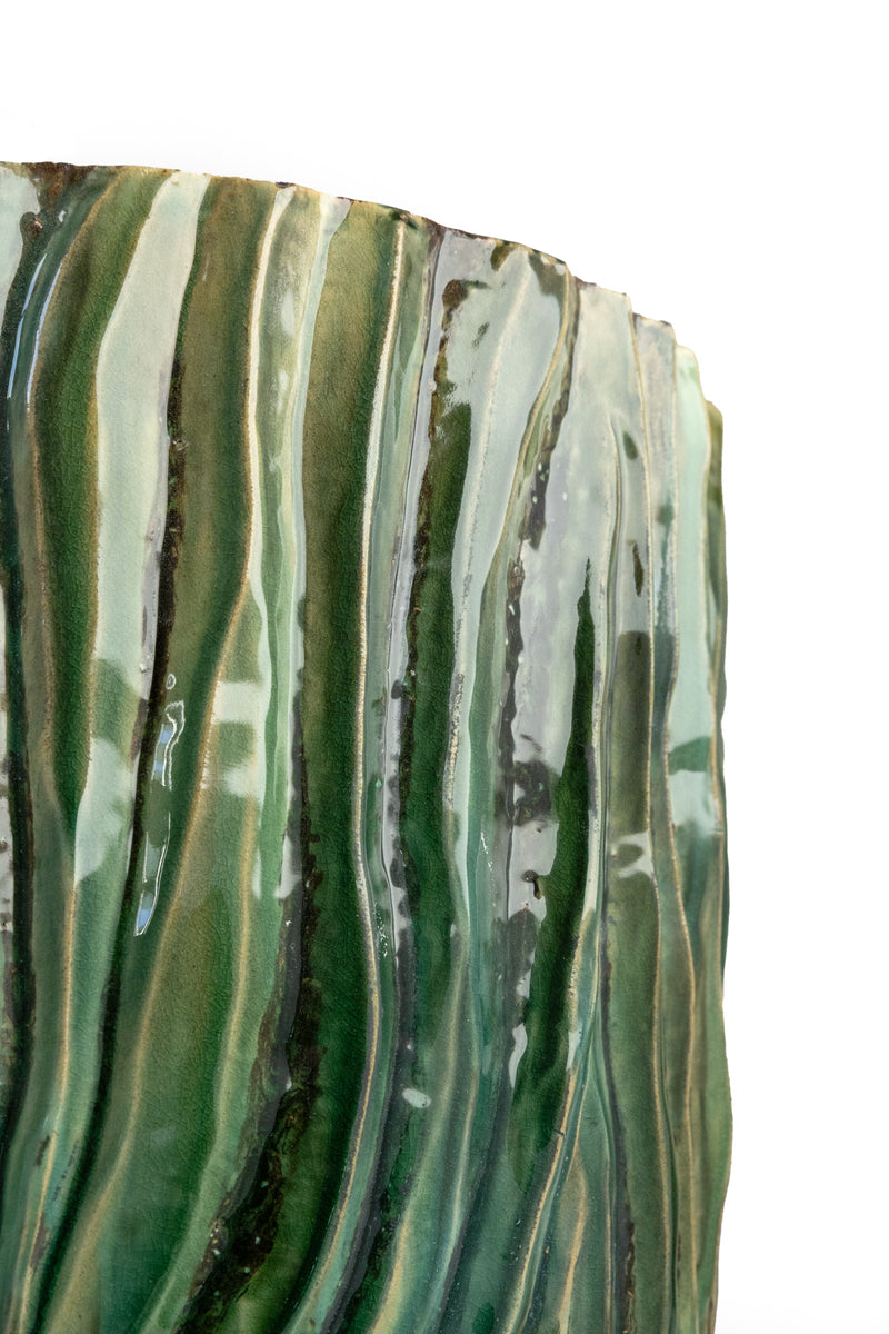 Green Tree Inspired Ceramic Side Table 385mm - WEUBET