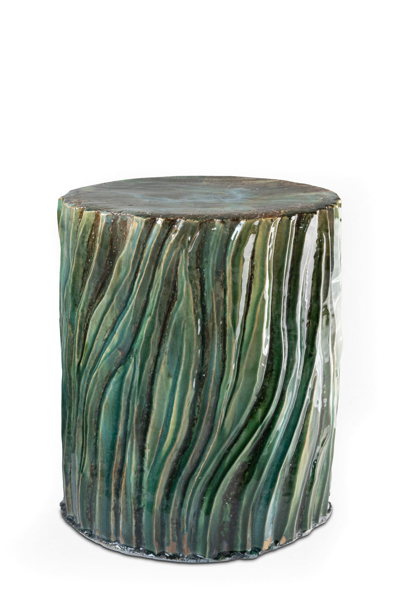 Green Tree Inspired Ceramic Side Table 385mm - WEUBET