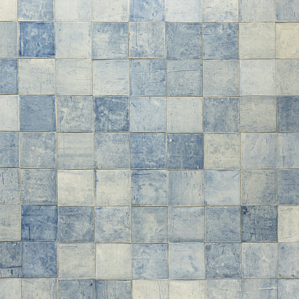 Washed Pale Blue Tiles - WVDQQL-EX