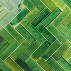 Blend of Greens Rectangular Tiles XGKNN5