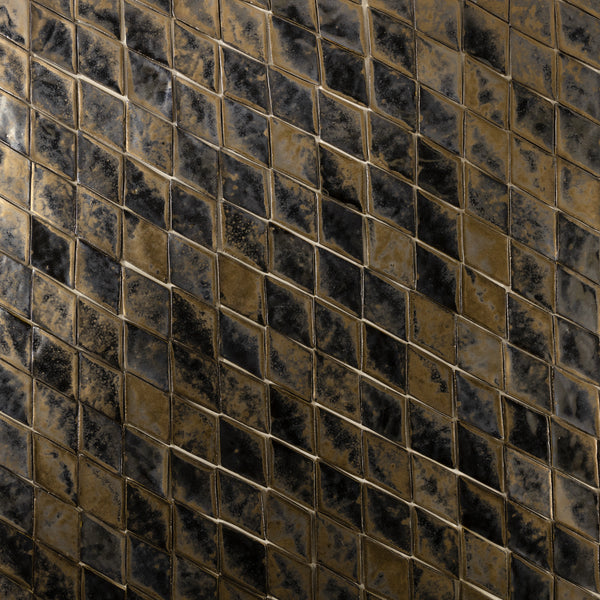 Bronze Metallic Diamond Shaped Tile XMMCER_13B