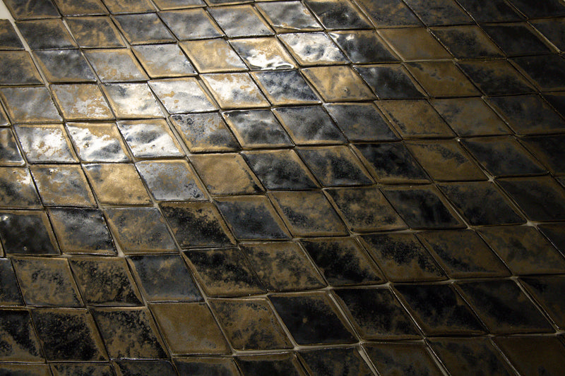 Bronze Metallic Diamond Shaped Tile XMMCER_13B