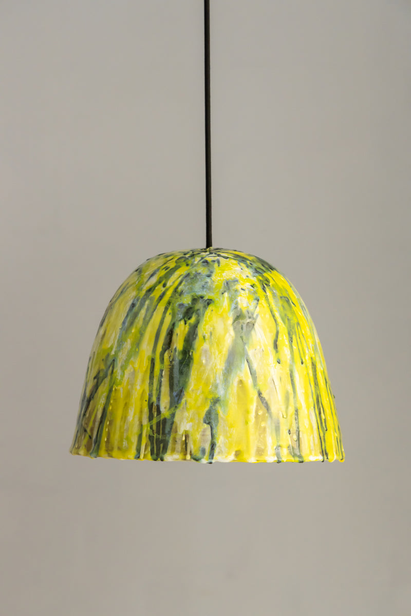 Yellow Ceramic Pendant Light - XTPGUT