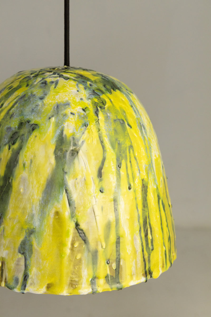 Yellow Ceramic Pendant Light - XTPGUT