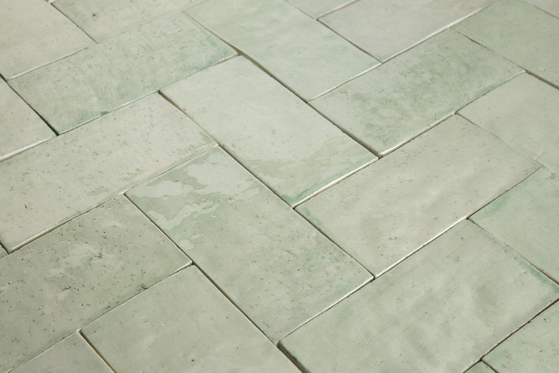 Pale Green Rectangular Tiles  XURUKP-WS_5B