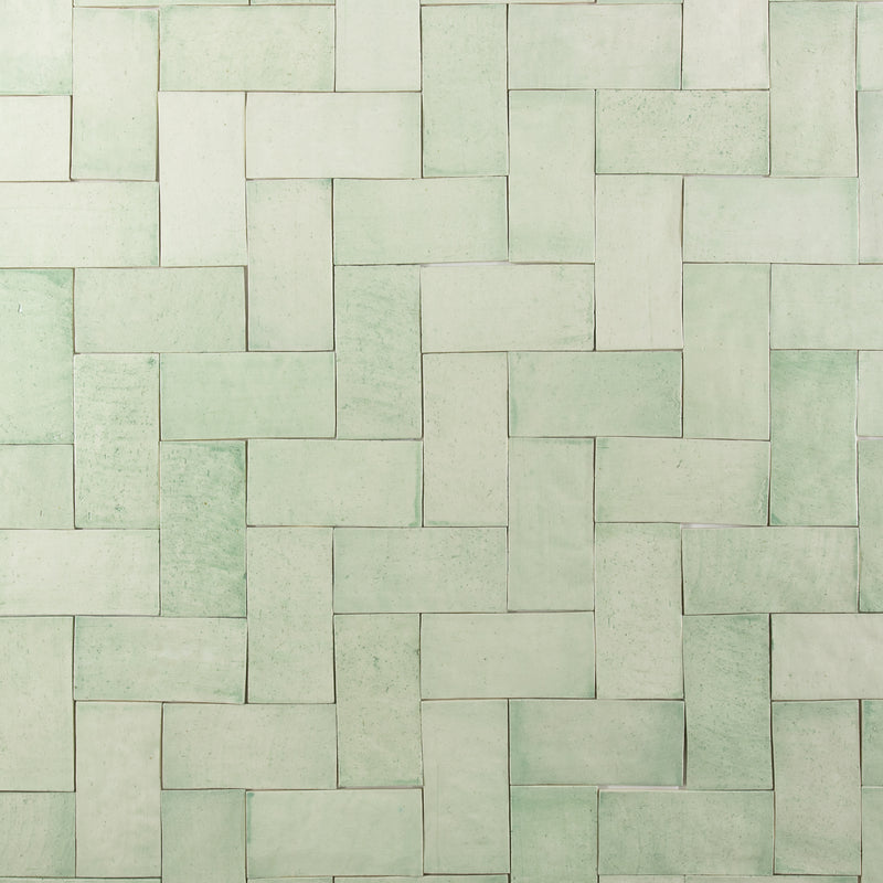 Pale Green Rectangular Tiles  XURUKP-WS_5B