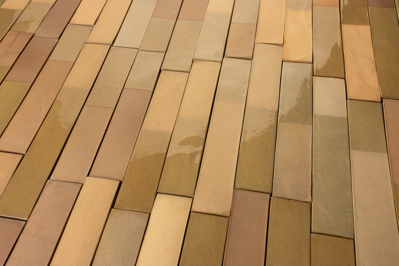 Terracotta Blend Rectangular Tiles - YBCNLY