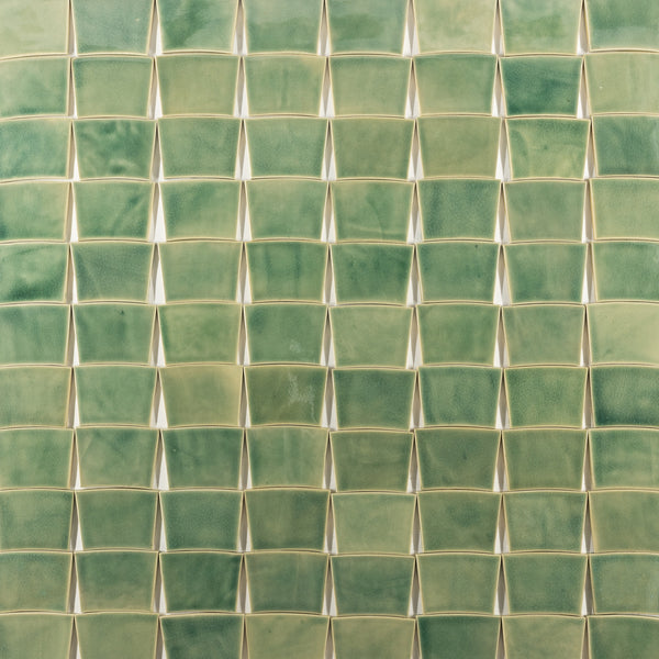 Pale Green Radius Tiles - Z3BG4U-WS