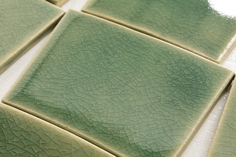 Pale Green Radius Tiles - Z3BG4U-WS