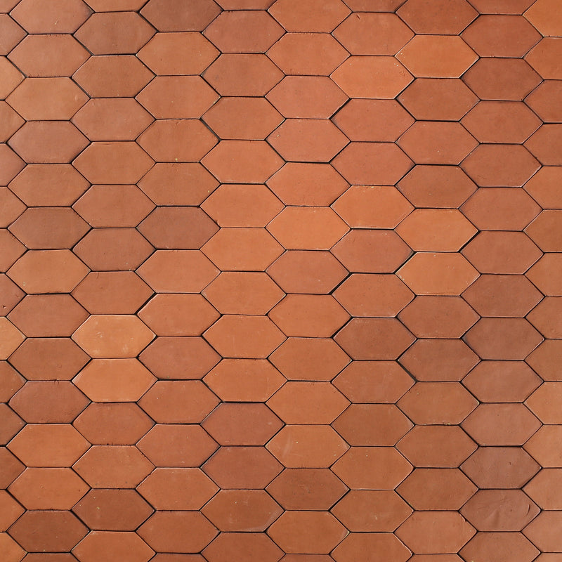 Vitrified Terracotta Lozenge Tile 3FTDPV – VEELVLAK-Frēodōm