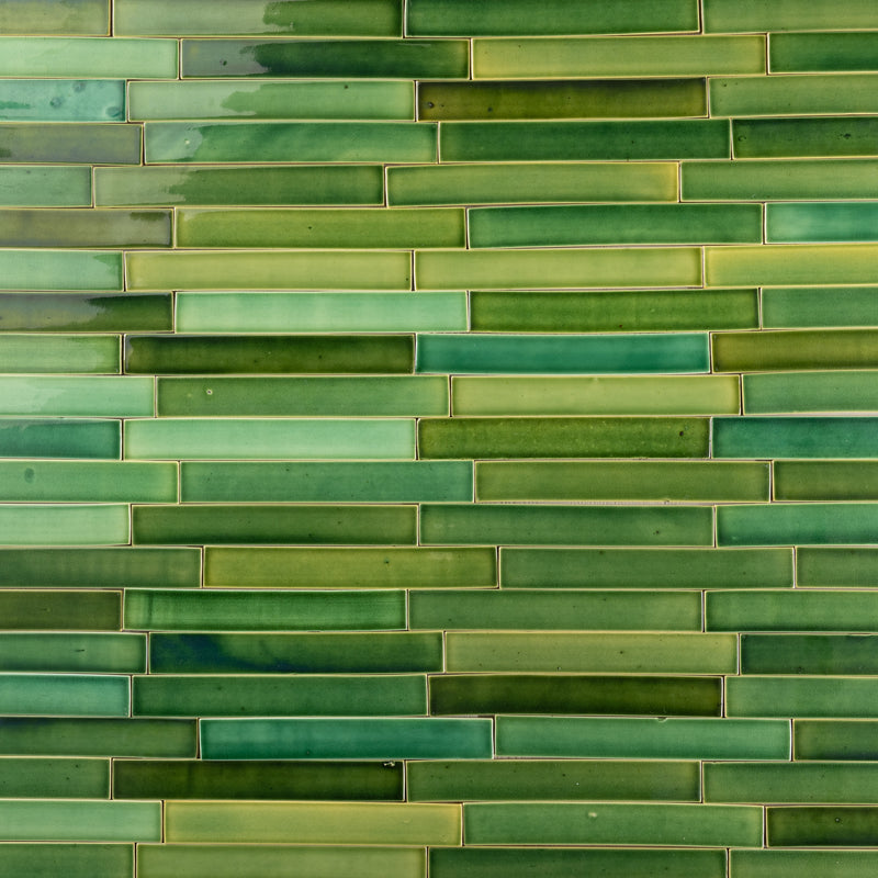 Rectangular Green Slender Tiles 4Q84QK_WS_13E&11E – VEELVLAK-Frēodōm
