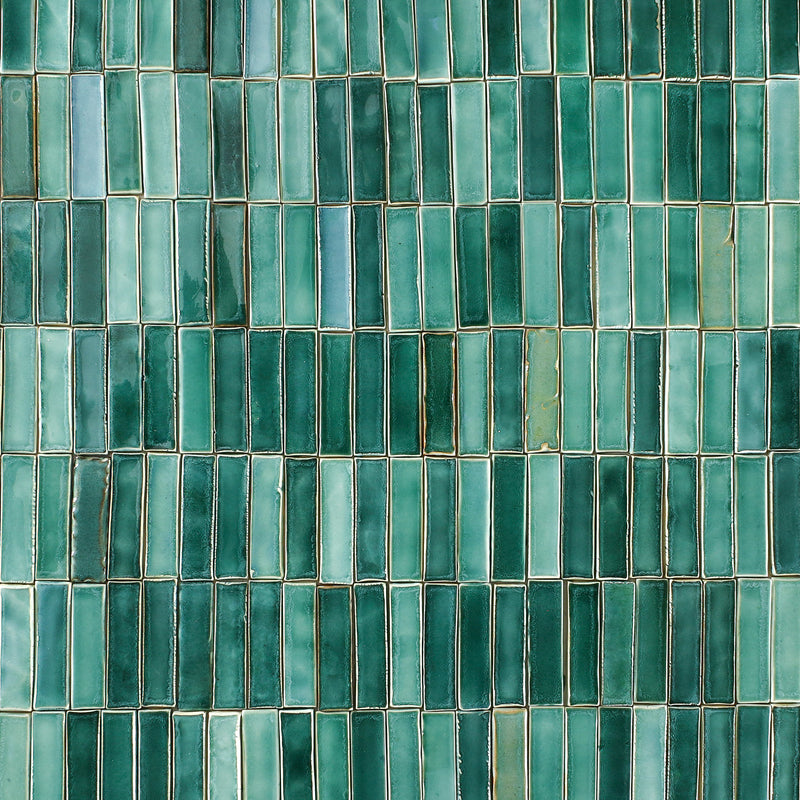 Green Glazed Klompie Tile 79EPSR 3B