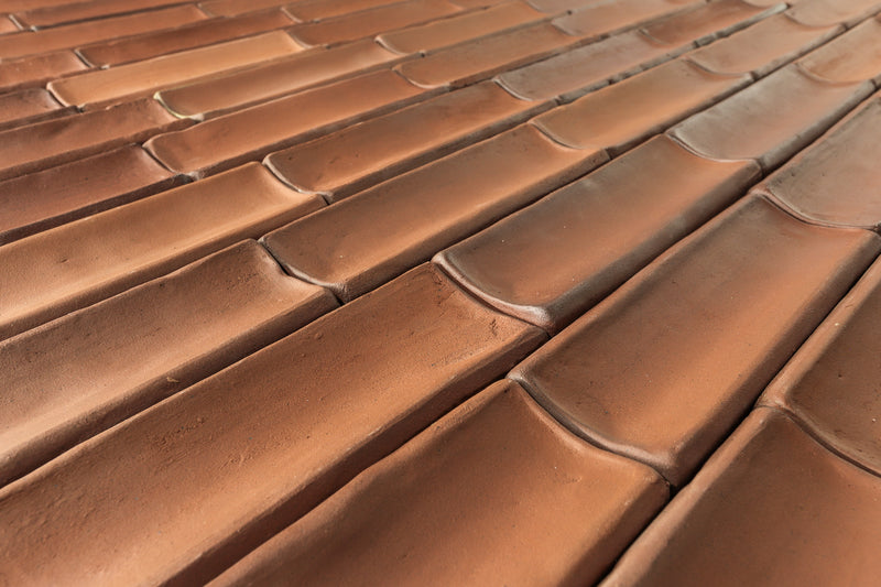 Rectangular Concave Tile Terracotta Z8ESLF 7C – VEELVLAK-Frēodōm