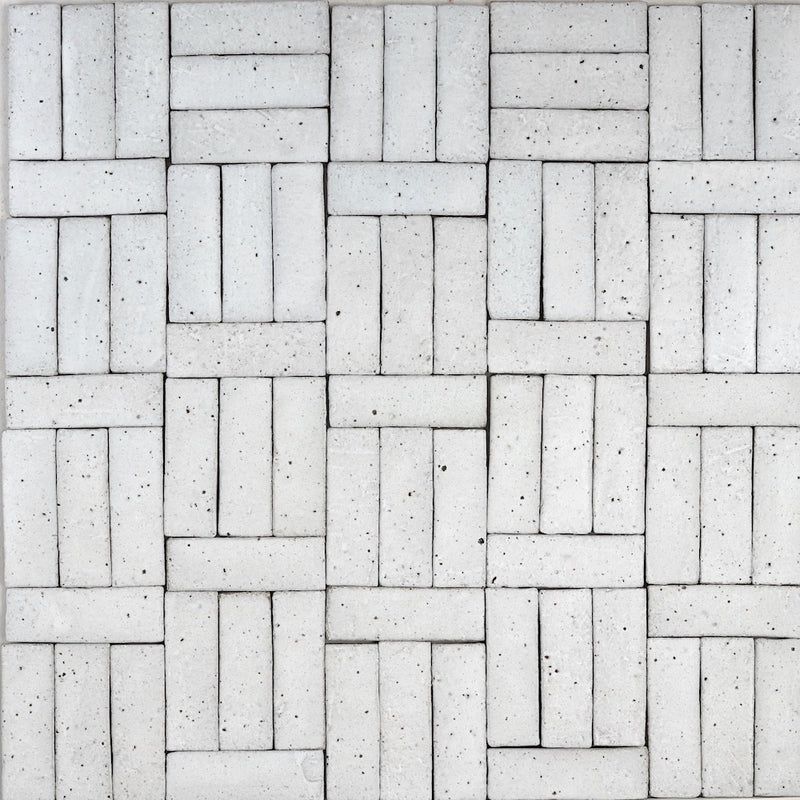 Rectangular Pascalli Tile Matt White Glaze S9C7N8-29C