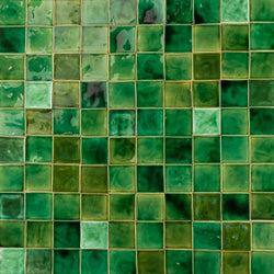 Square Tiles Glassy Green Glaze A5S3SQ