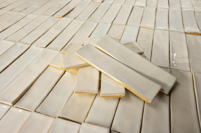 Handmade Cream Rectangular Tiles CGGICI_WS