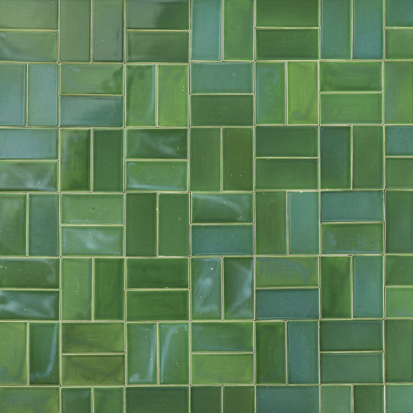 Rectangular Metro Tile Green DETCEQ 7A