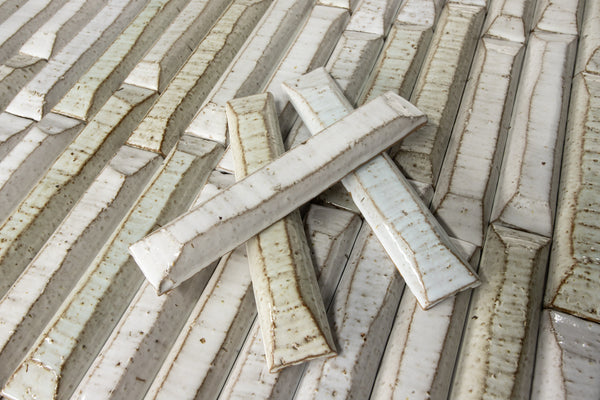 Fluted Faceted Blend Warm Whites Tiles  DFJABB_WS