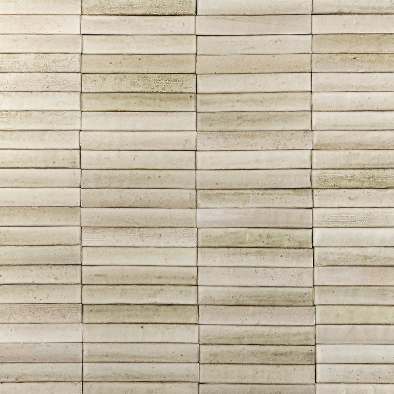 Handmade Taupe White Rectangular Tiles EGFCEG_WS_13E