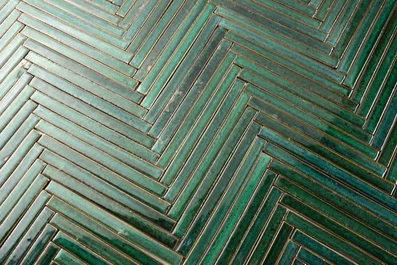 Rectangular Green Slender Tiles YSWW3M