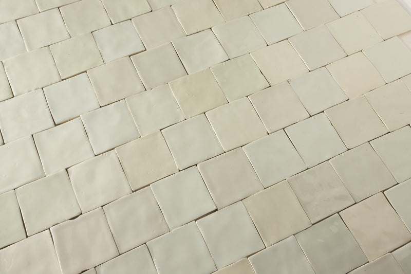 Off-White handmade square tiles LVCN8E 6C