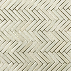 Fluted Light Marble Faceted Top Tile Warm White MRPJZ 5A