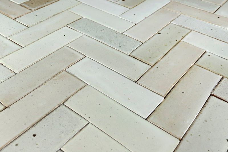 Pascalli Rectangular Tile Warm White Satin Glaze RG98T2-3C