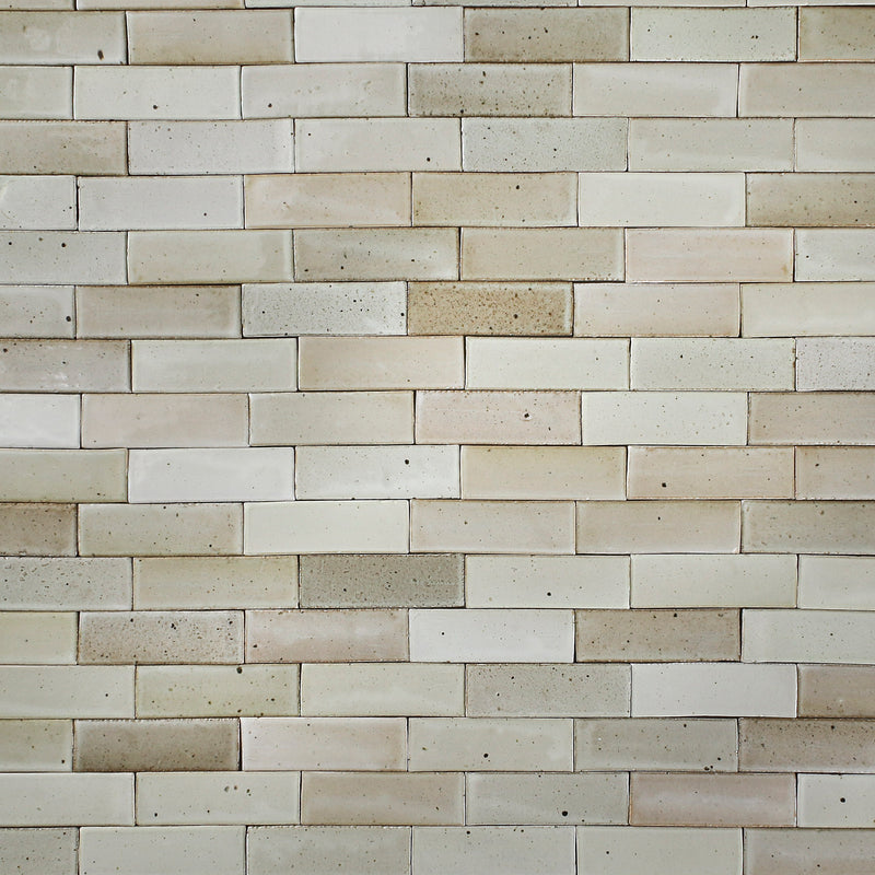 Pascalli Rectangular Tile Warm White Satin Glaze RG98T2-3C