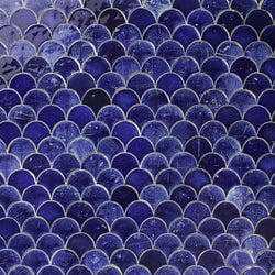 Fish Scale Tile blue glaze TZTTL9 5D