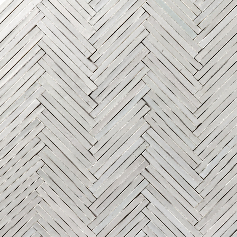 Skinny Rectangular Tile White Glaze UYRLUT 13D