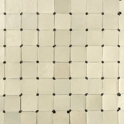 Hand-Painted Black & White Square Tiles XSNVTJ 9B