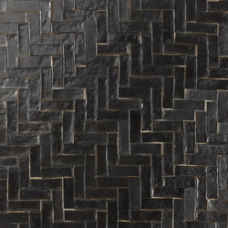 Rectangular Klompie Black Tiles Y3ZNQ9 8B