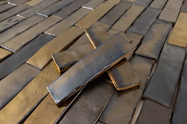 Rectangular Metallic Bronze Blend Tile Y8UGNR 6B