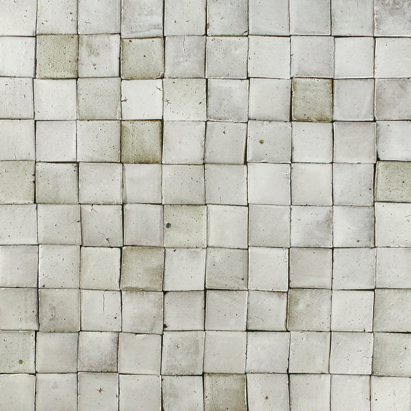 Square Chunky Tile Matt White ZFTLT7 6A