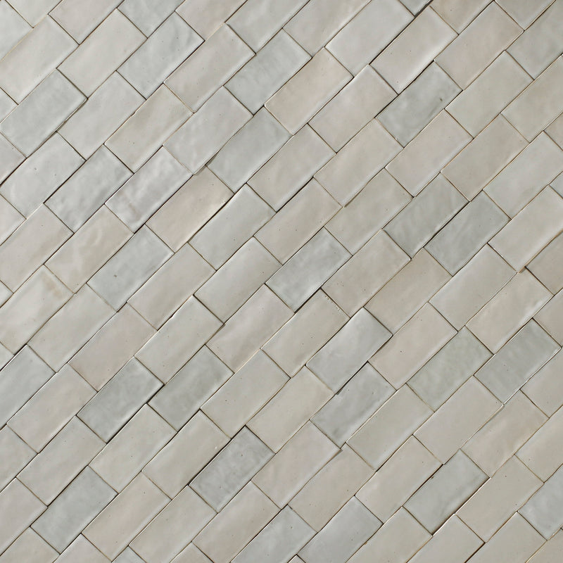 Rectangular Metro Tile Warm Whites ZGJWV7 3B